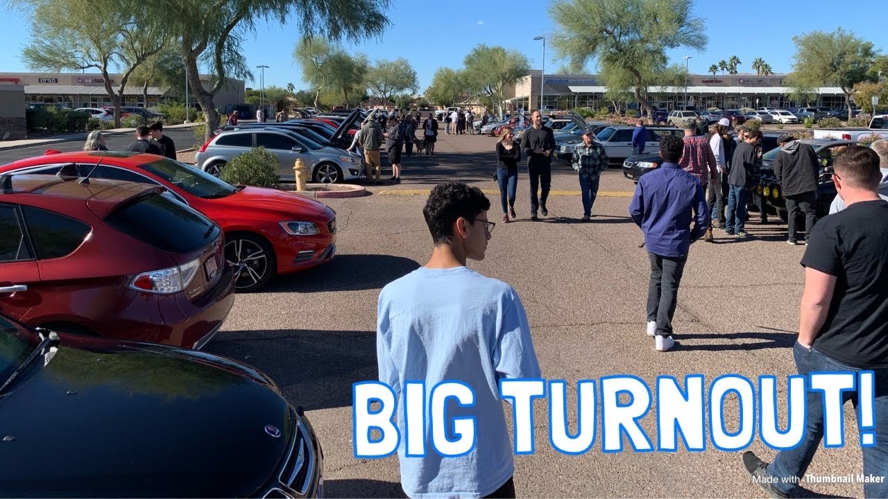 Crashing a Volvo Meet with Our Saabs!