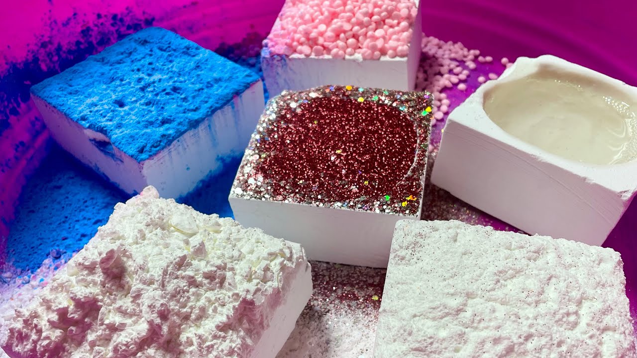 Variety Bombs 💣 Baby Powder, Cornstarch, Oil, Glitter, Pigment & Scent Beads 