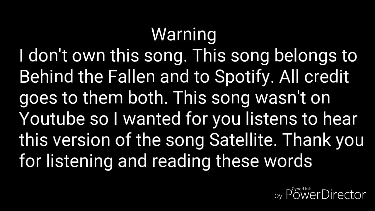 Behind The Fallen-Satellite Spotify