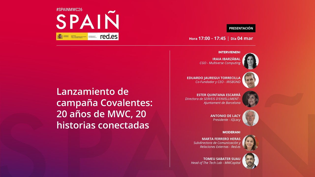 Lanzamiento de campaña Covalentes: 20 años de MWC, 20 historias conectadas