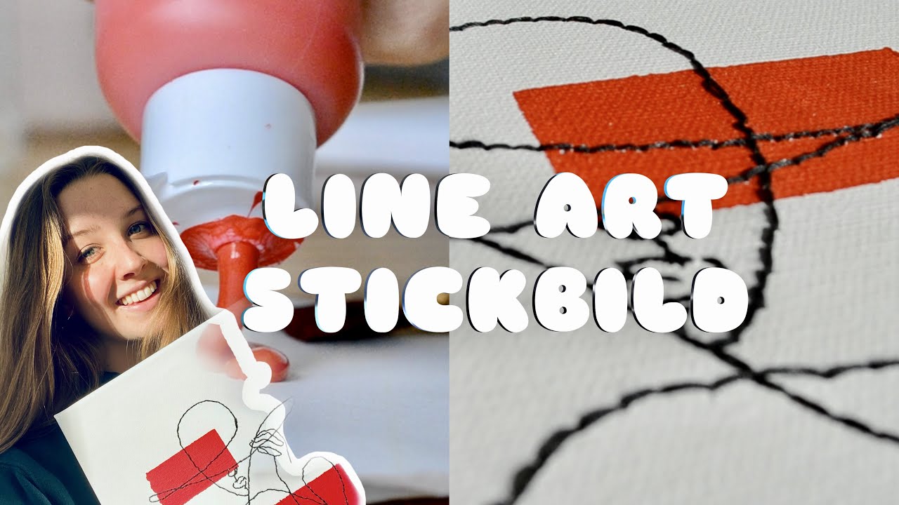 Line Art Stickbild DIY - Wie macht man sowas? | ftmaddi