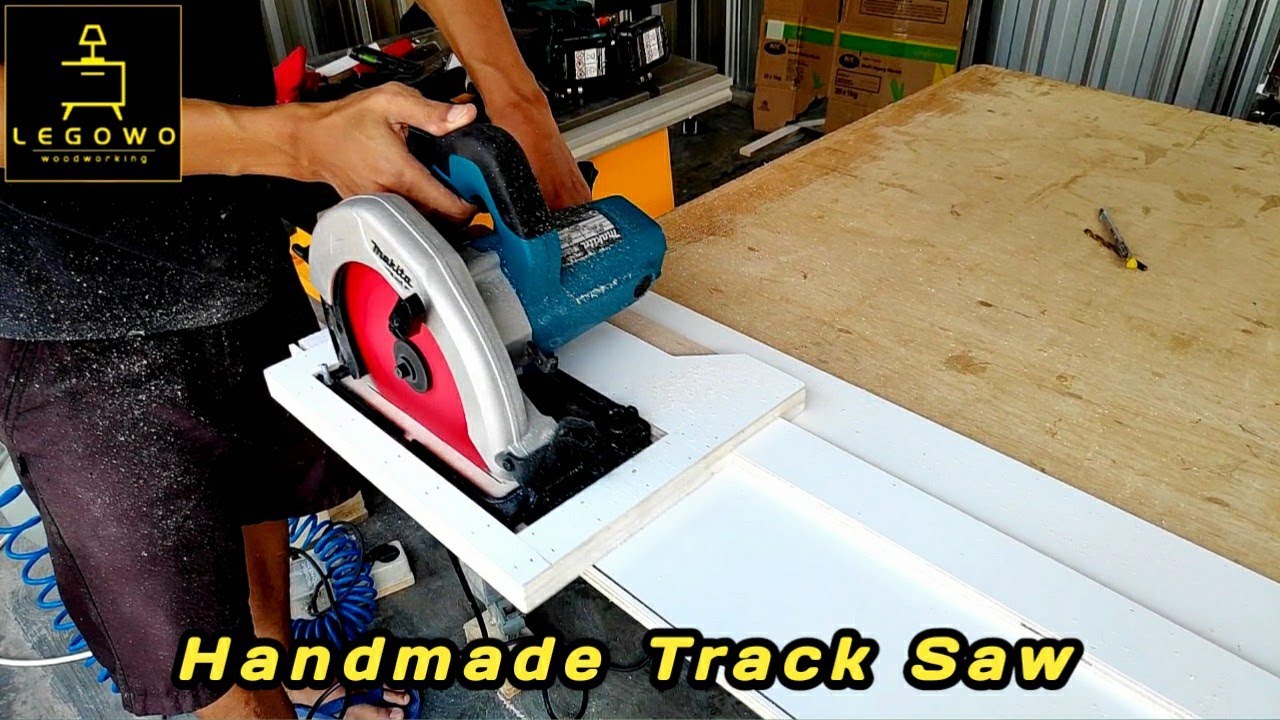 DIY Track Sircular Saw | Track saw handmade | Membuat track sircular saw