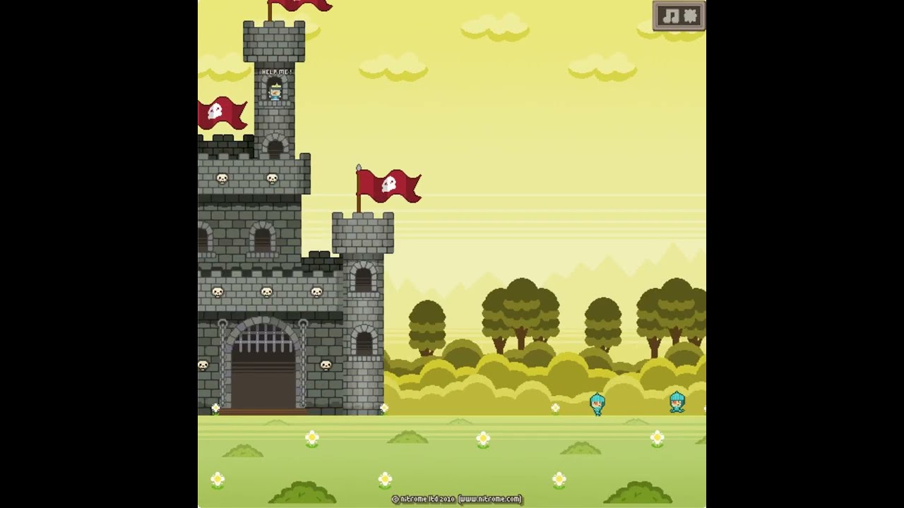 Knight Trap (Nitrome.com) Levels 1-5