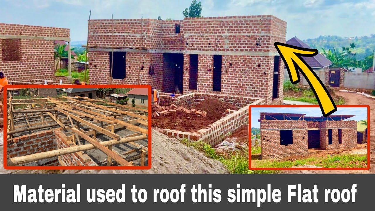 Amount used to roof this simple house in Uganda