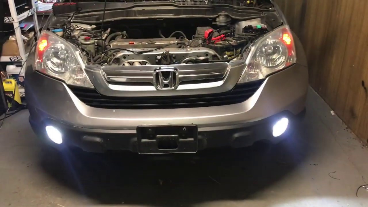 Installation fog lights ,Honda CR-V 2007-2008-2009-2010-2011