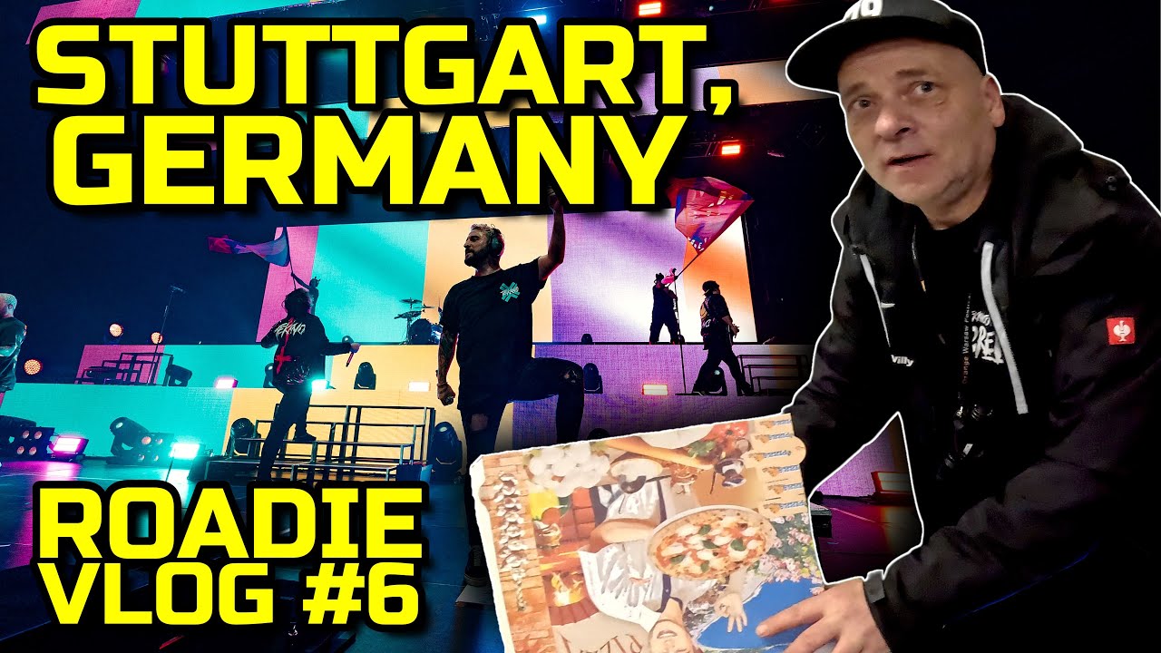 [ROADIE VLOG #6] Show Day In Stuttgart, Germany (Electric Callboy Tour)