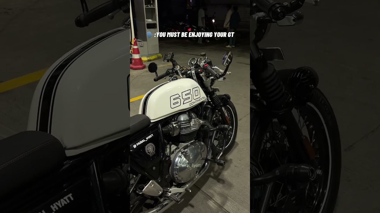 Regular Customer ✋🏻🙂&zwj;↕️ #gt650 #aliza #continentalgt650 #royalenfieldgt650