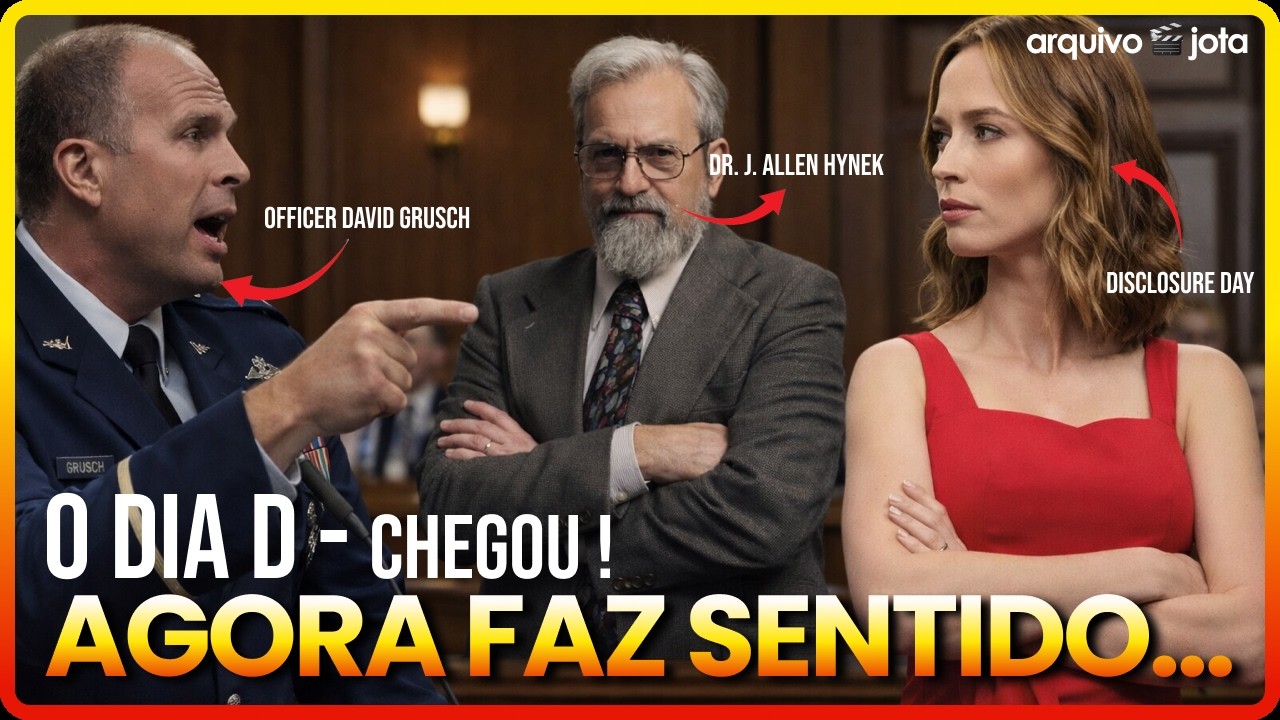 SPIELBERG e OVNIS: As Revelações de David Grusch anteciparam o DISCLOSURE DAY (Dia D)