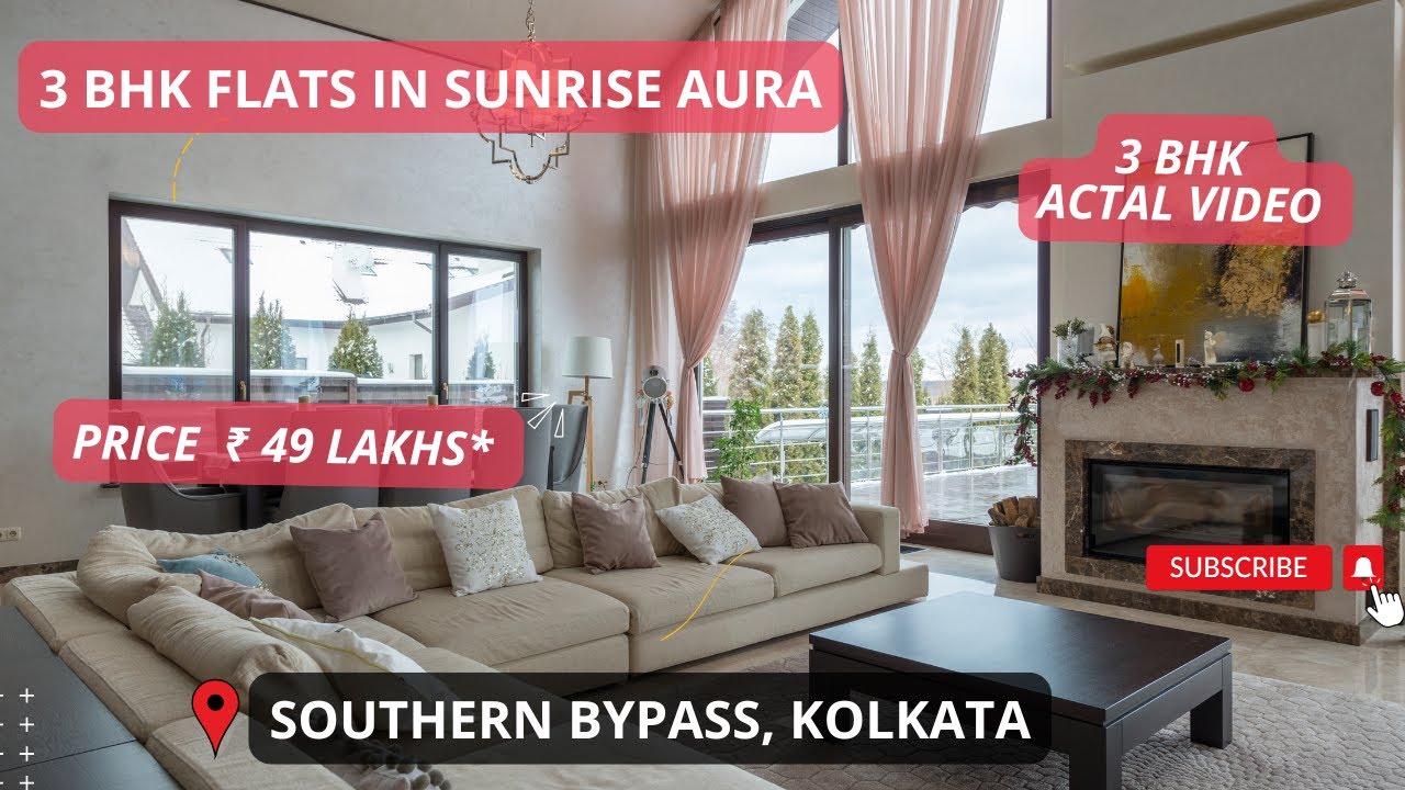 3 BHK Flats In Sunrise Aura | ☎️+91-9319434015 | 3 BHK Flats For Sale in Southern Bypass #Kolkata