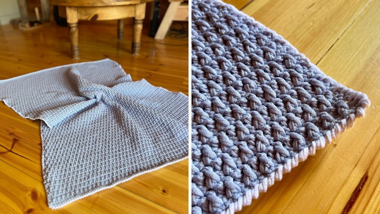 Alpenstich Teppich / Decke häkeln: Anleitung für Anfänger