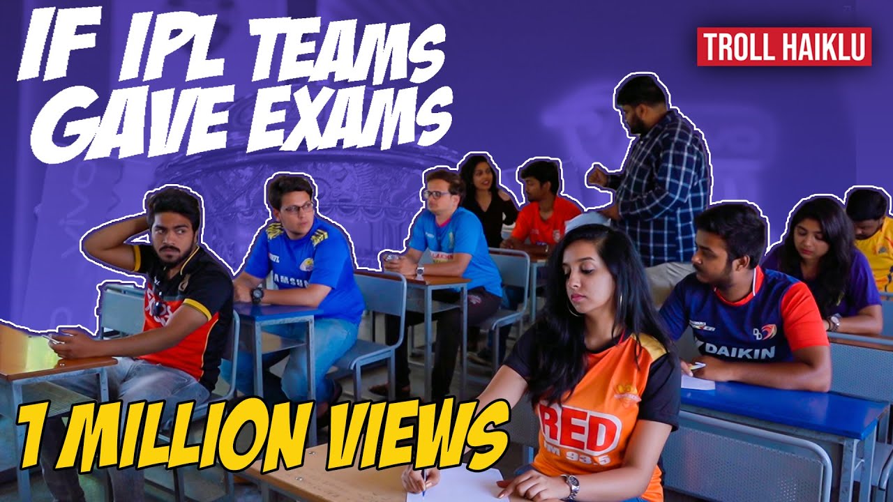 IF IPL TEAMS GAVE EXAMS | Troll Haiklu | Kannada Comedy