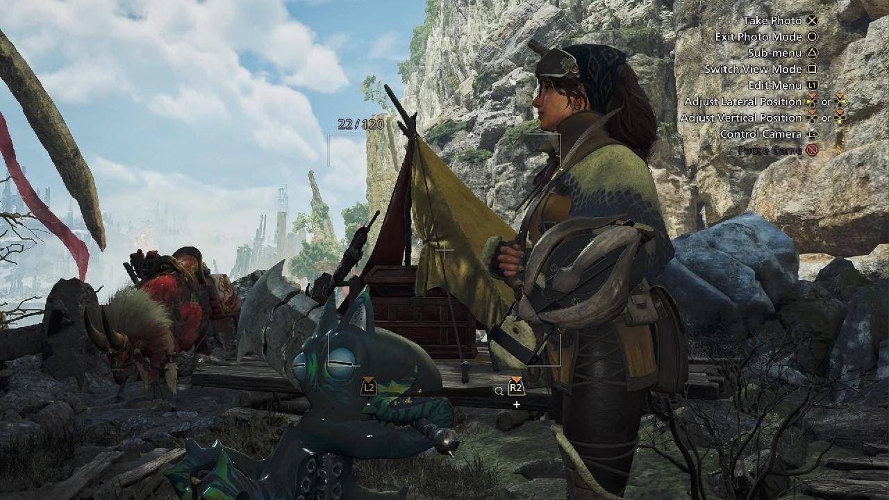Monster Hunter Wilds Look what happens when you use photo mode.