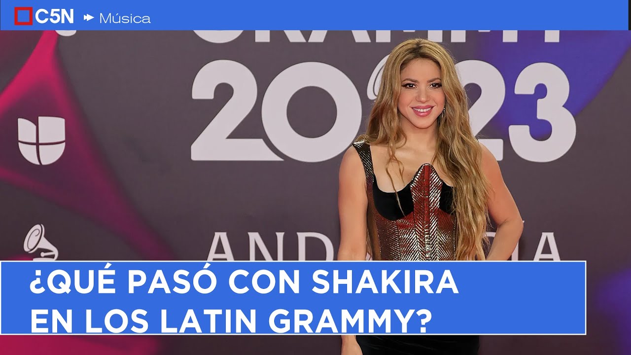 ¿Qué pasó con SHAKIRA en los LATIN GRAMMY?