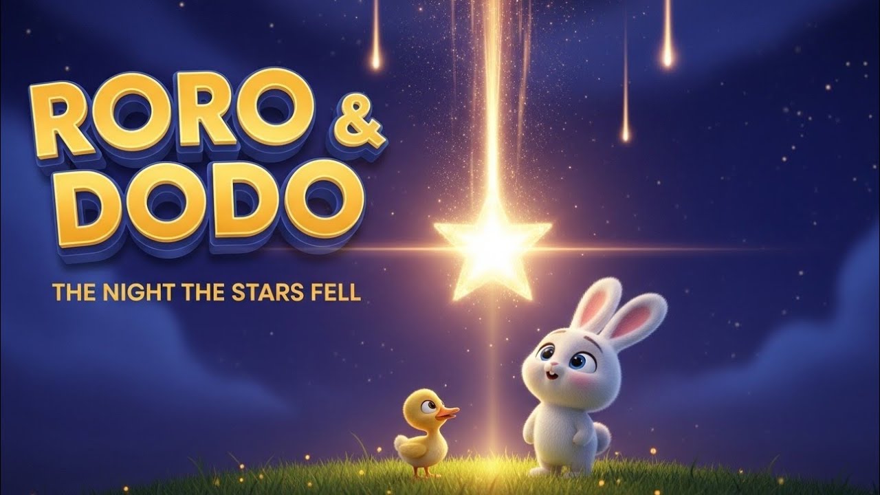 Roro & Dodo 🌙 The Night the Stars Fell | Magical 3D Animated Friendship Story for Kids