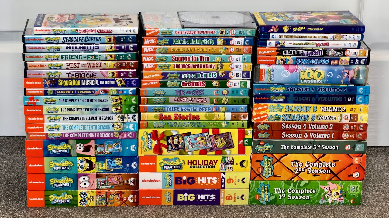 My Complete SpongeBob DVD and Blu-ray Collection (2024)