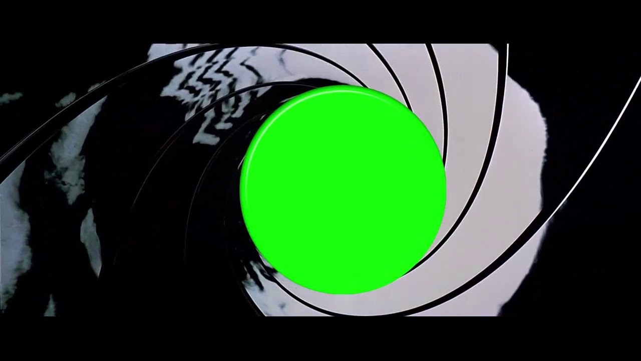 James Bond Gunbarrel Green Screen (Pierce Brosnan)