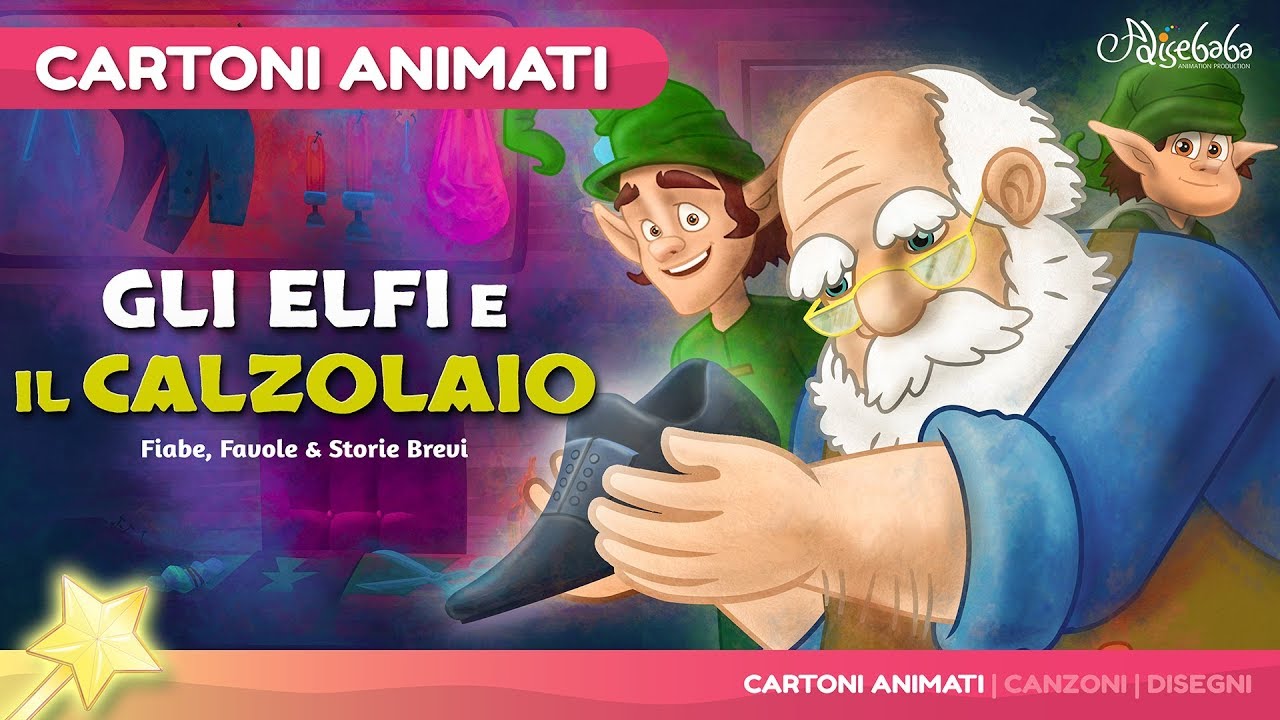 Gli Elfi e il Calzolaio storia per bambini | Cartoni animati