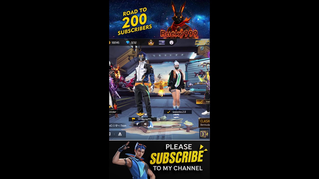 🔴 Free Fire Live | Clutch or Lose Today 😤 #bucky999