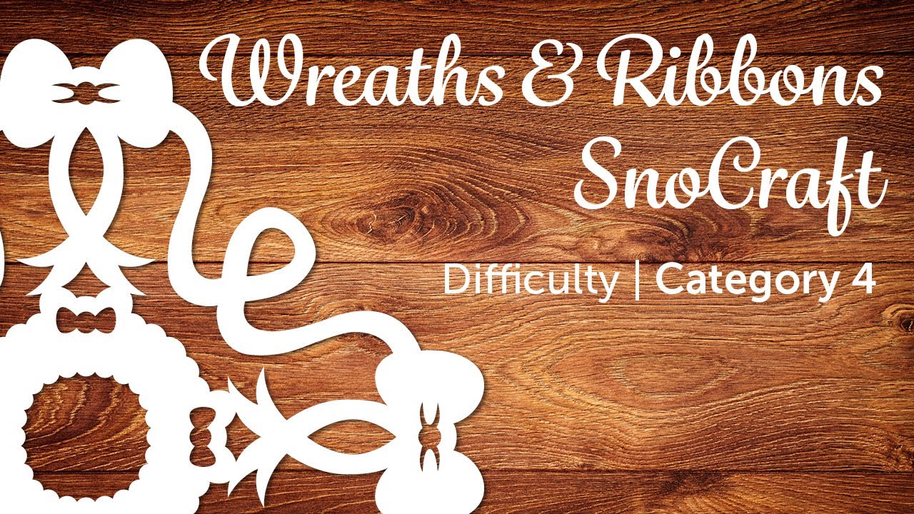 Learn how to make Paper Snowflakes - Wreaths & Ribbons - SnoCraft Tutorial - Toy Rocket Studios