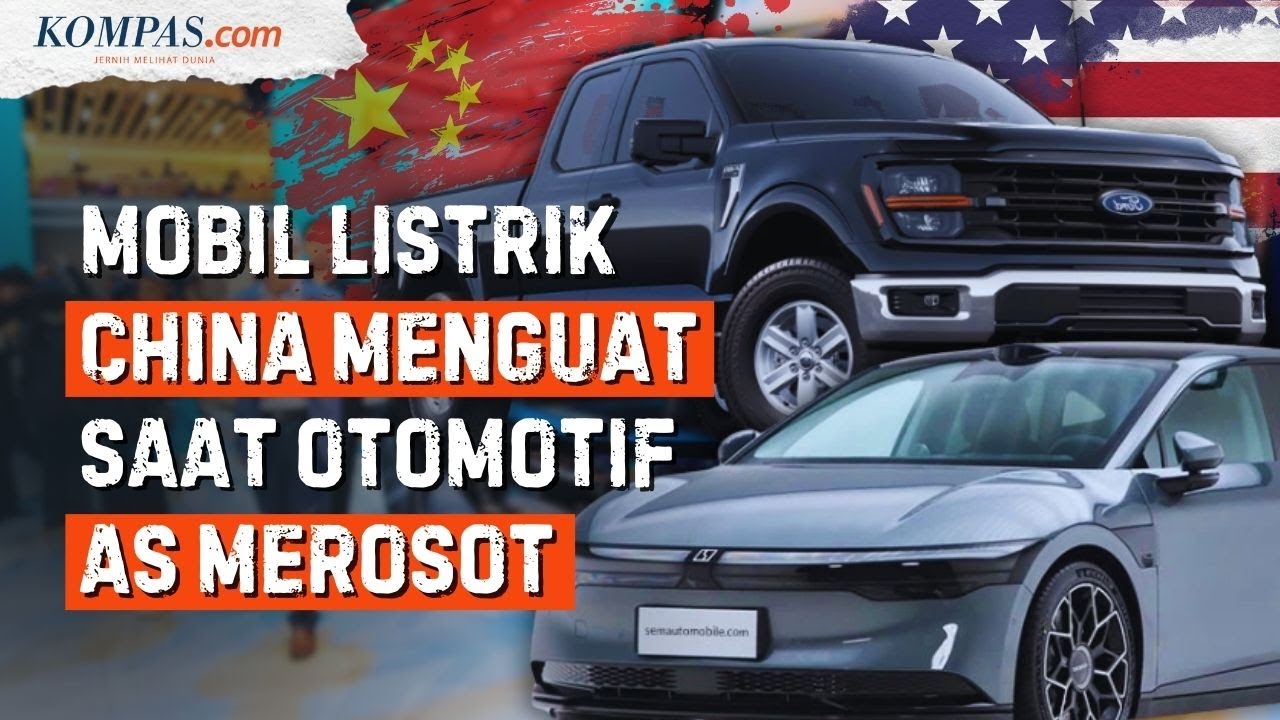 Otomotif AS Terpuruk, China Tunjukkan Dominasi di Pasar Kendaraan Listrik Global