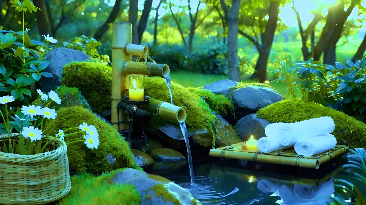Calming Water Sounds 🍃 Relaxing Music for Anxiety Relief, Stress Healing & Balance