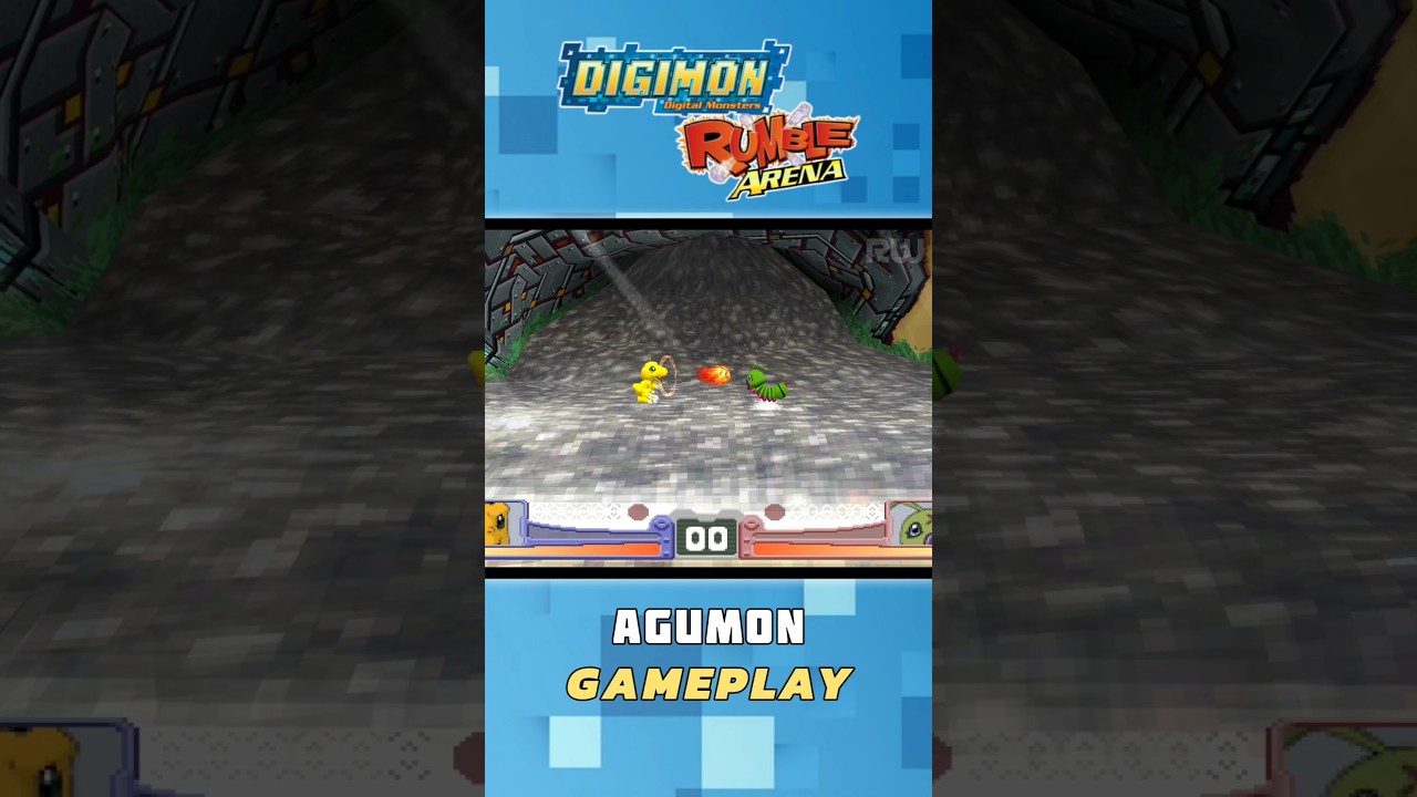 Agumon Gameplay - Digimon Rumble Arena I PS1