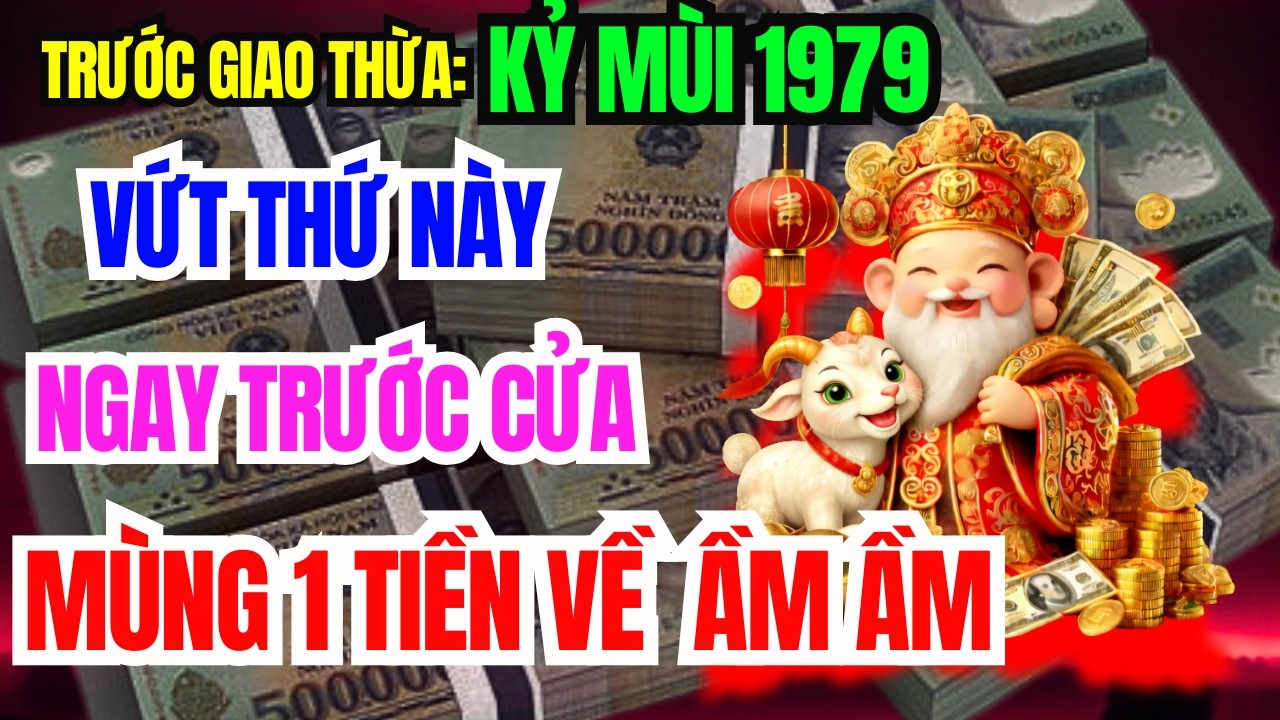 Hé Lộ Bí Mật Cực Sốc: Kỷ Mùi 1979 Vứt Ngay 5 Vật Này Ra Khỏi Nhà Sẽ GIÀU LÊN TRÔNG THẤY Ăn Tết To