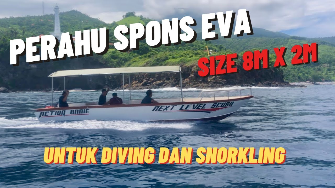 Perahu Spons Eva Size 8 m x 2 m
