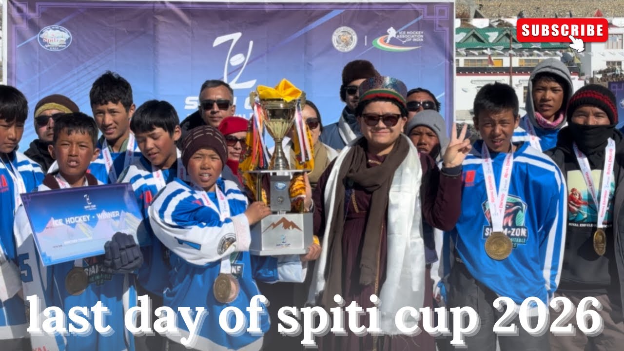 Last Day of Spiti Cup | Closing Ceremony | Ice Hockey | #SpitiCup #IceHockey #Spiti