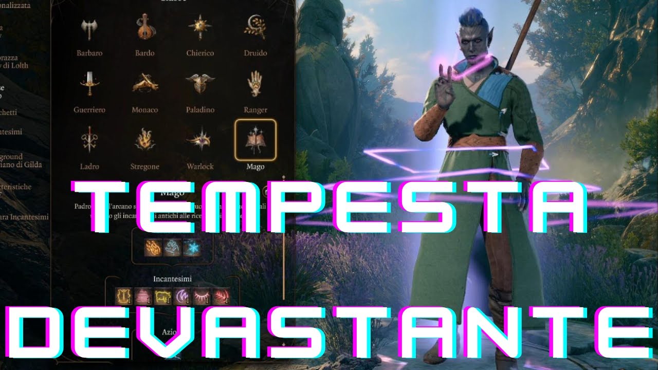 Tempesta devastante - build per mago patch 8 (Baldur's Gate 3)