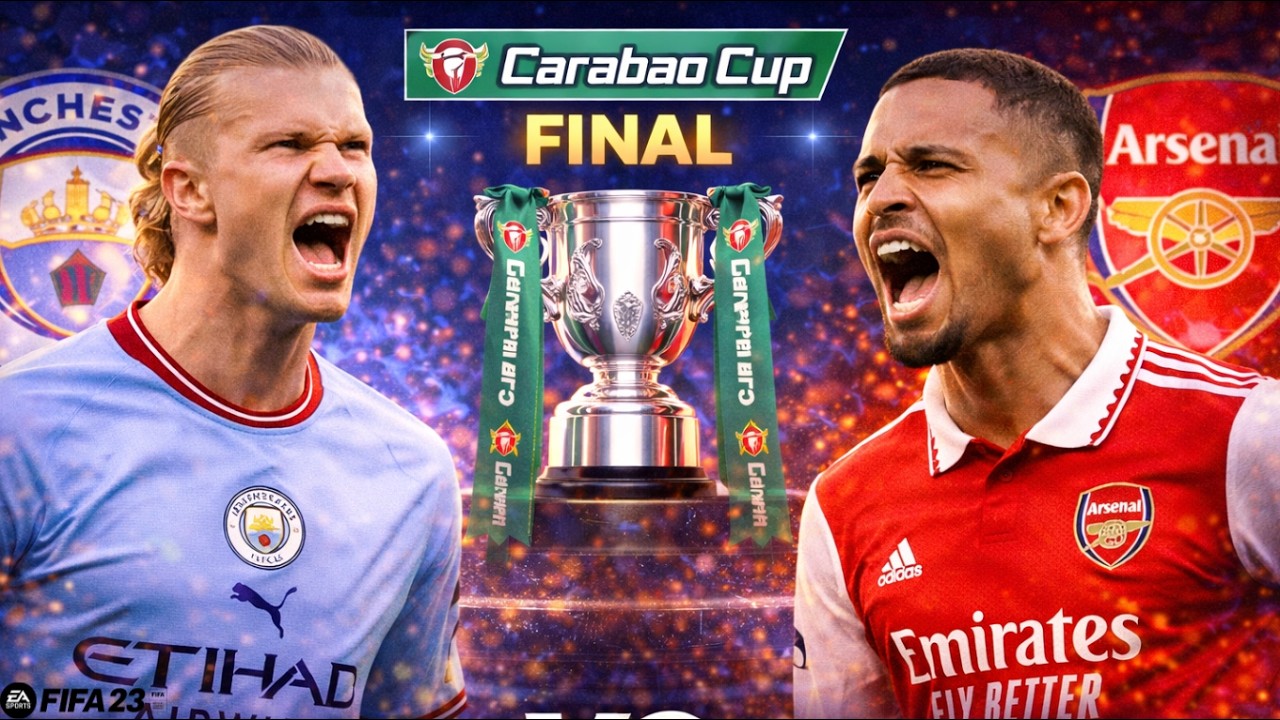 FIFA 23- Manchester City vs Arsenal | Carabao Cup League Final [4K60]