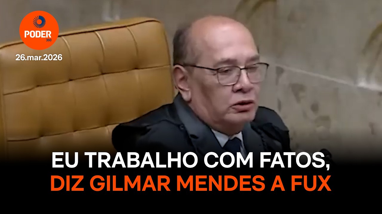 Eu trabalho com fatos, diz Gilmar Mendes a Fux