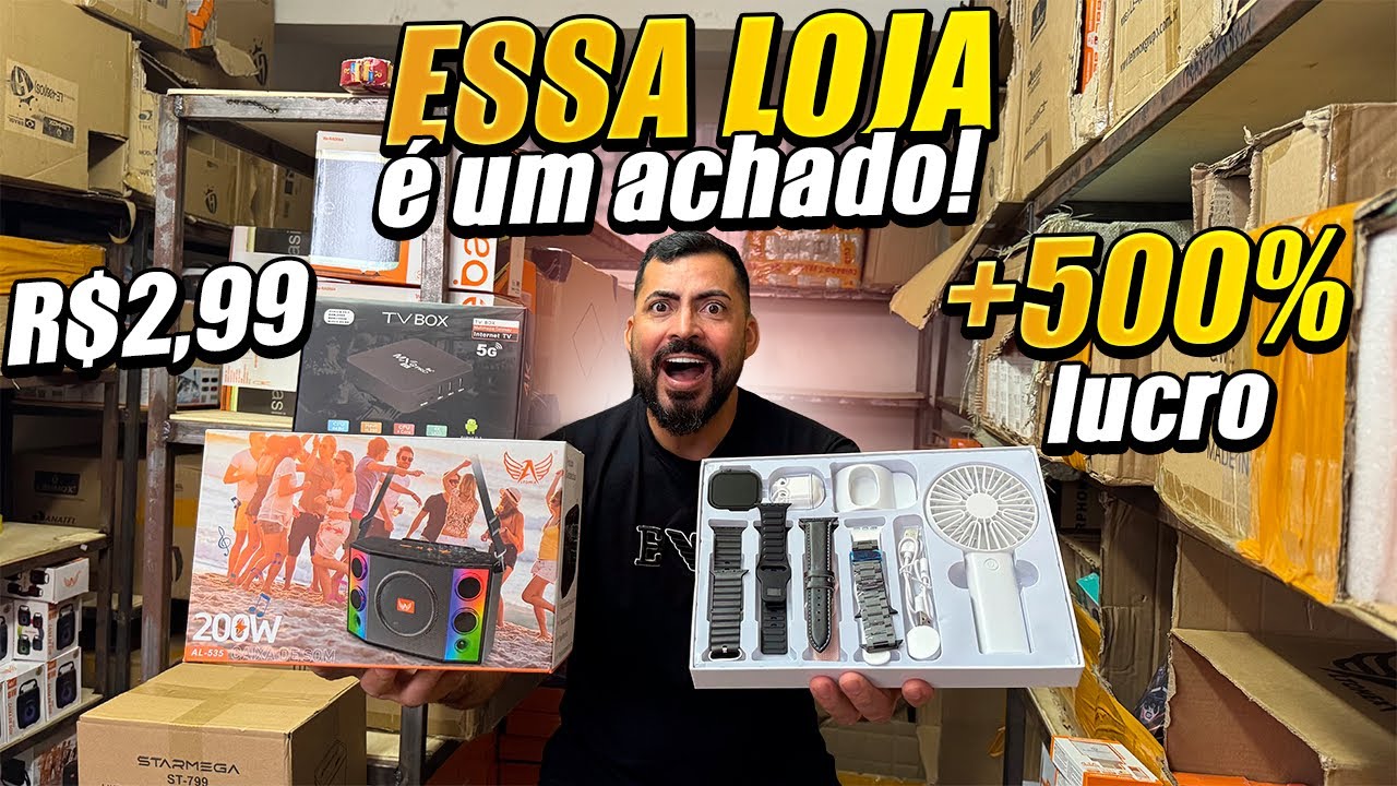 INAUGURAÇÃO INSANA: ELETRÔNICOS DIRETO DA IMPORTADORA! ESSA LOJA NA 25 DE MARÇO VAI DOMINAR O JOGO!