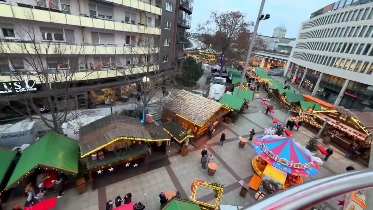 Ich war im Riesenrad auf dem Weihnachtsmarkt in Ludwigshafen Teil 2/2 🎄🎄🎄🎄🎄
