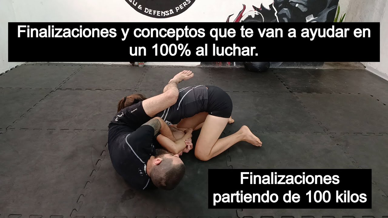 Finalizaciones desde 100 kilos Jiu Jitsu Brasileño