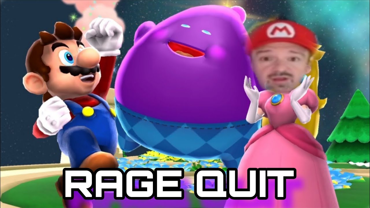 LOL! DSP Rage Quits Mario Galaxy 2 Dark Souls Edition! 🤣