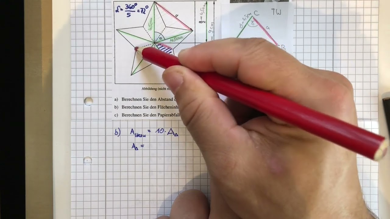 Prüfungsvorbereitung Realschulprüfung Mathematik in Sachsen Aufgabe B 2 (2017)