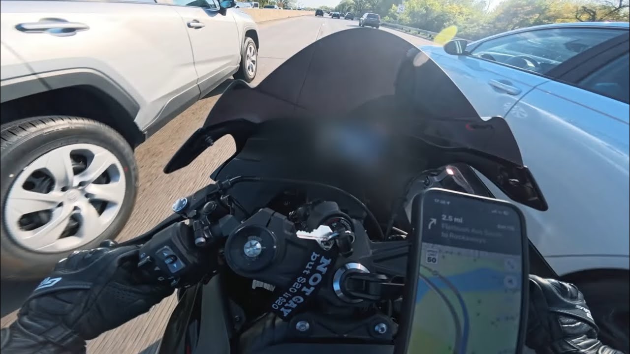 Breaking In My 2025 ZX6R