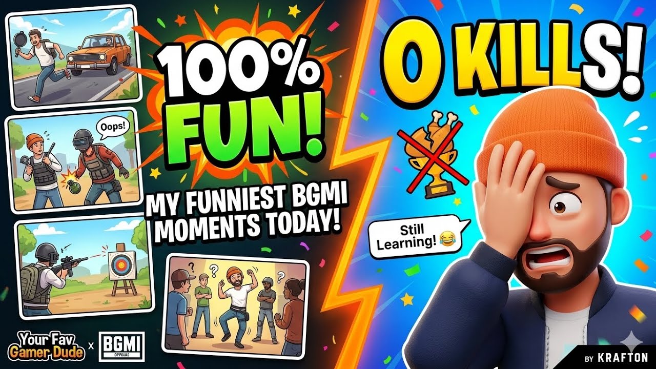 0 Kills but 100% Fun! My Funniest BGMI Moments Today! #bgmi #bgmifunnymoments #livestreaming 