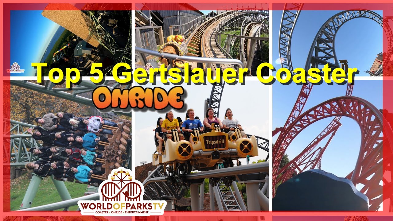TOP 5 Gerstlauer Achterbahnen in Deutschland (Onride) TOP 5 roller coasters by Gerstlauer in Germany