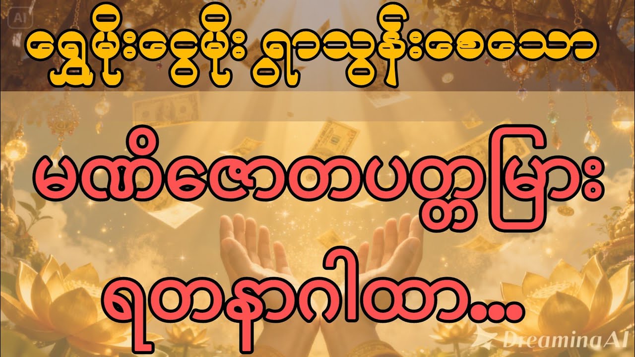 မဏိဇောတပတ္တမြားရတနာဂါထာ... 