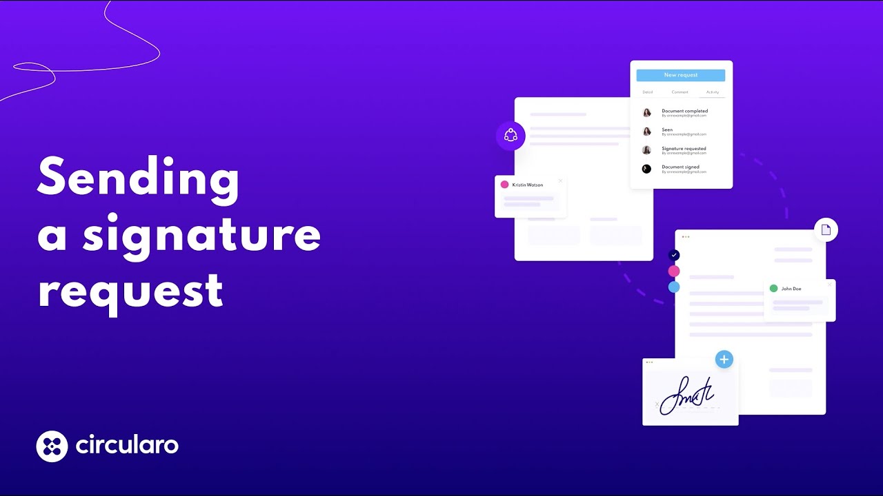 How to send a signature request