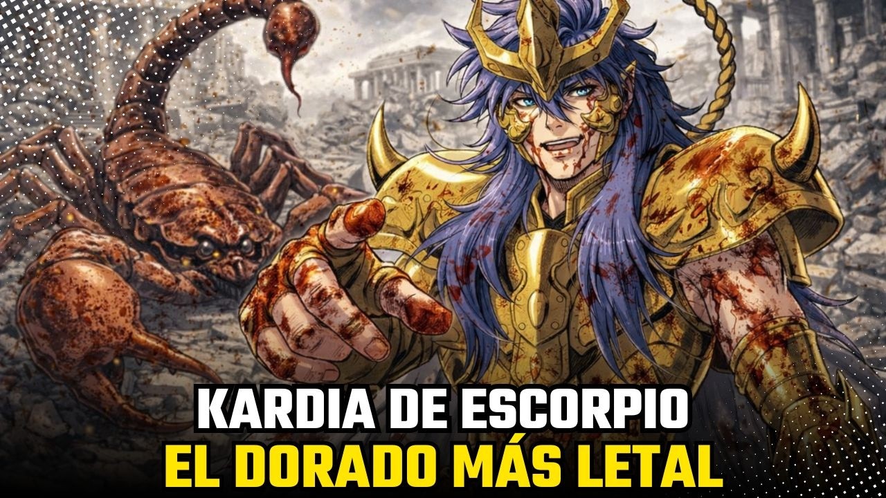 KARDIA DE ESCORPIO: El Santo Dorado del Corazón Maldito -  HISTORIA COMPLETA!