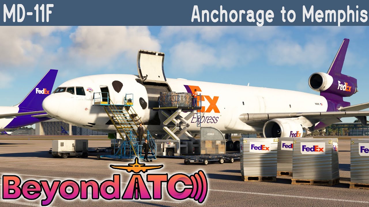 TFDi Design MD-11 Anchorage to Memphis
