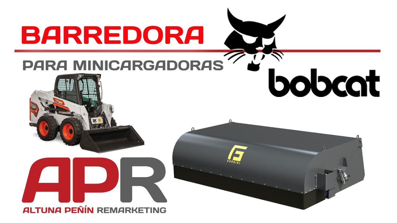Barredoras para minicargadoras BOBCAT
