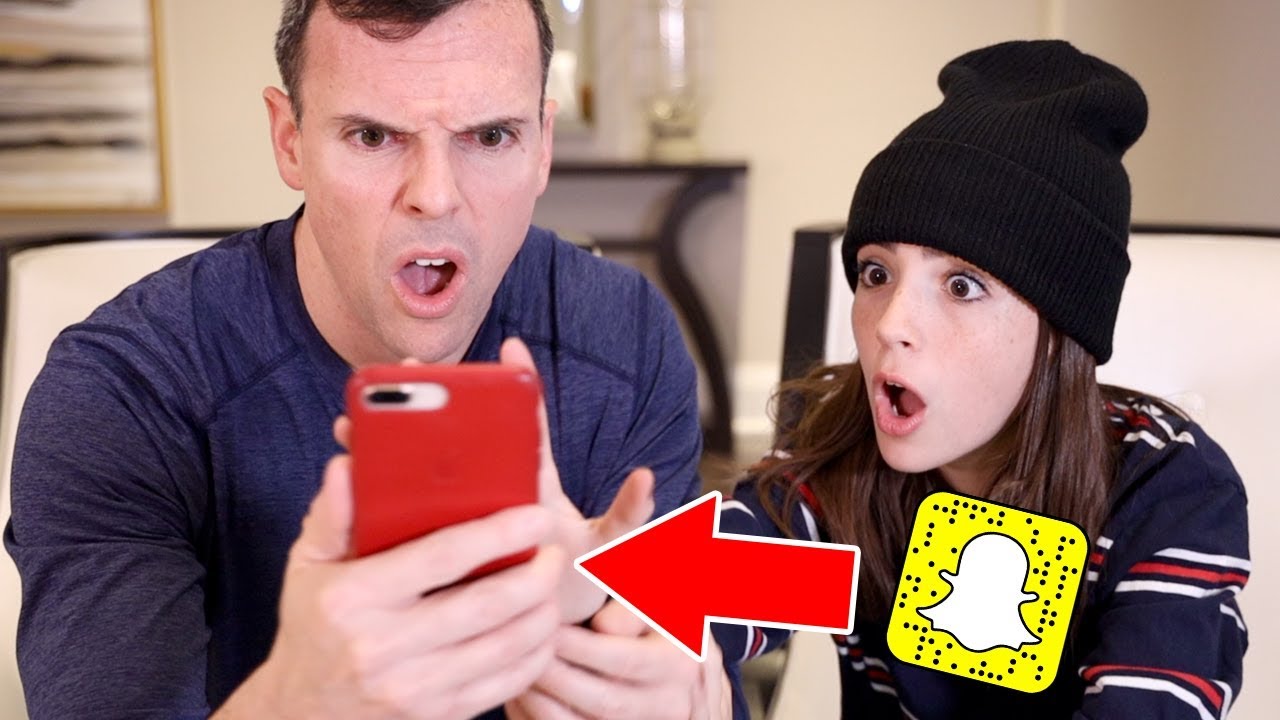 ПАПА НАШЕЛ МОЙ СЕКРЕТНЫЙ АККАУНТ В SNAPCHAT!!