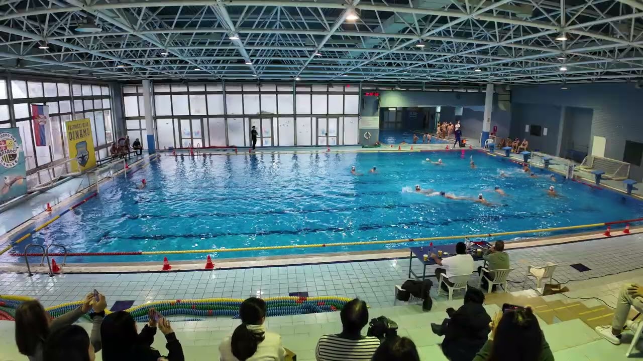 Serbia Water Polo Tournament 2025 U15 match - PDC SGP vs Leotar Bosnia in Pancevo - Q1