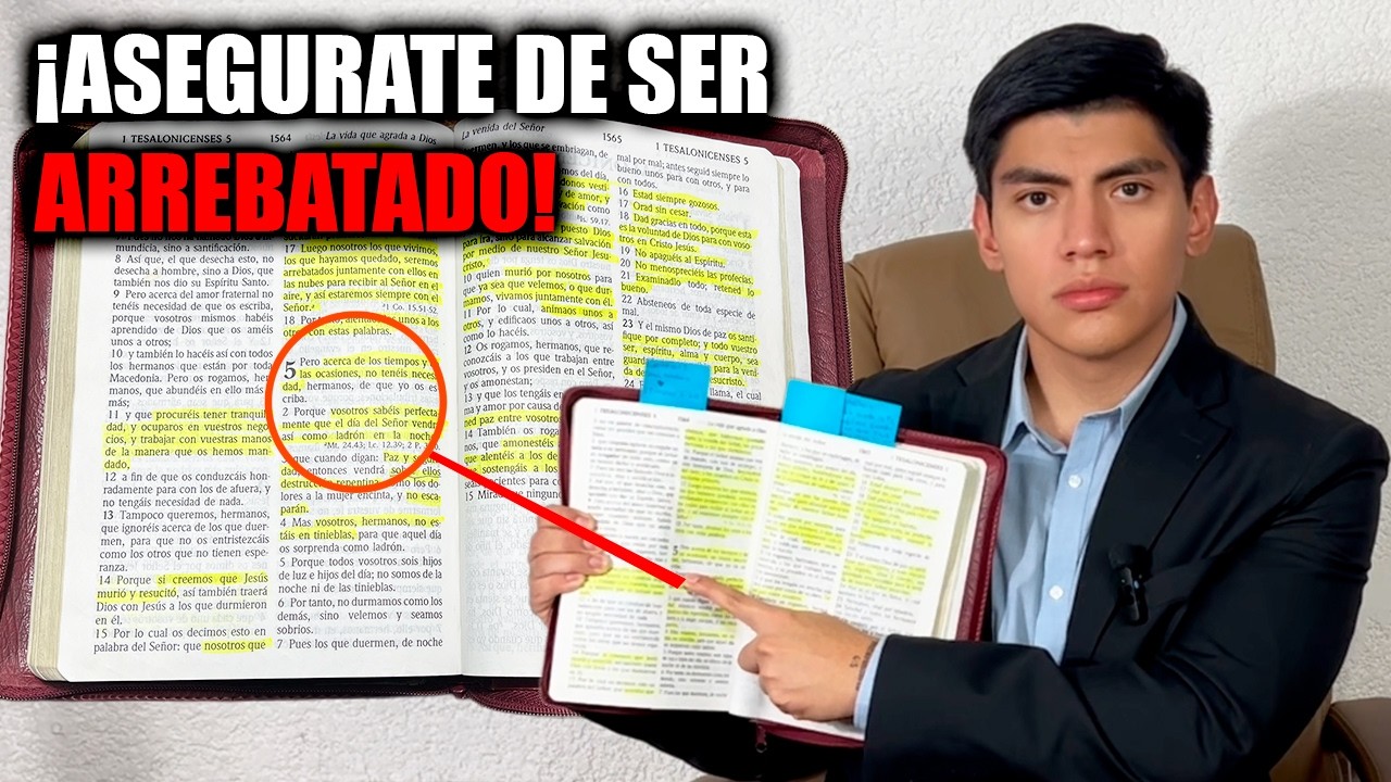 El ARREBATAMIENTO ocurrirá en CUALQUIER MOMENTO, esto debes de saber