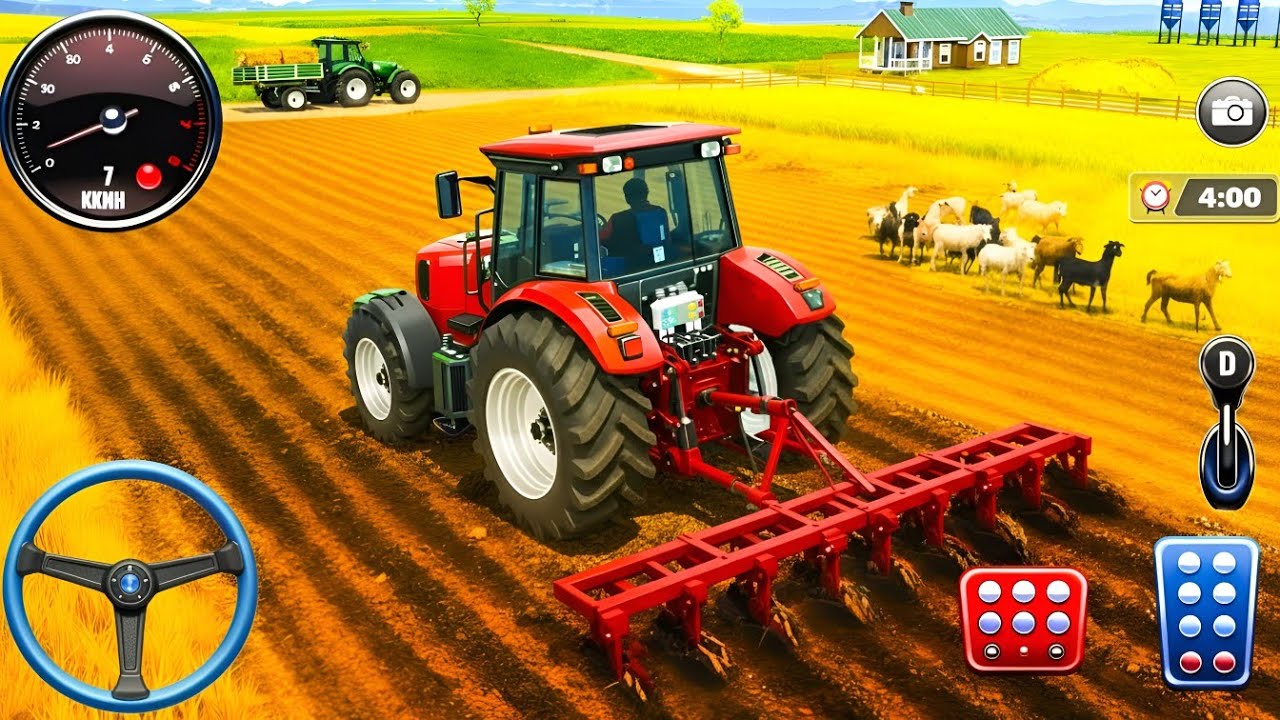 Realistic Modern Tractor Driving 🚜 | Farm Simulator 3D | Android Gameplay 2026