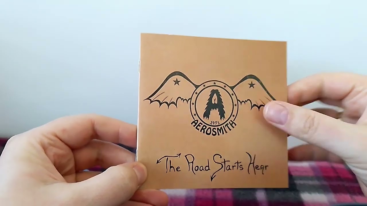 Aerosmith 1971 The Road Starts Hear CD Unboxing